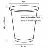 Vasos Biodegradables PLA 300ml Transparentes (50 Uds)