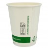 Vasos Biodegradables de Cartón Blanco "Friendly" 8Oz/240ml Ø8cm (50 Uds)