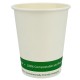 Vasos Biodegradables de Cartón Blanco "Friendly" 8Oz/240ml Ø8cm (50 Uds)