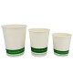 Vasos Biodegradables de Cartón Blanco "Friendly" 8Oz/240ml Ø8cm (50 Uds)