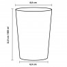 Vasos de Plástico Duro PP Sidra Reutilizables 500ml (384 Uds)