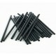 Pajitas Biodegradables PLA Negras Rectas Ø8mm x 15cm (250 Uds)