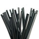 Pajitas Biodegradables PLA Negras Rectas Ø8mm x 15cm (250 Uds)
