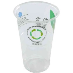 Vasos Biodegradables PLA Transparentes Impresos 500ml (50 Uds)