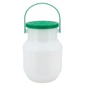 Lecheras de Plástico con Asa y Tapa 500 ml (100 Uds)