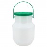 Lecheras de Plástico con Asa y Tapa 500 ml (100 Uds)