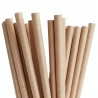 Pajitas de Papel Kraft Rectas Ø7,5mm x 15cm (100 Uds)