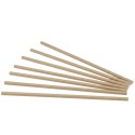 Pajitas de Papel Kraft Rectas Ø8mm x 23cm (100 Uds)