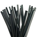 Pajitas Biodegradables PLA Negras Rectas Ø7mm x 18cm (250 Uds)