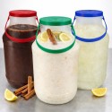 Lecheras de Plástico con Asa y Tapa 2000 ml (50 Uds)