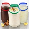 Lecheras de Plástico con Asa y Tapa 2000 ml (50 Uds)