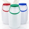 Lecheras de Plástico con Asa y Tapa 2000 ml (50 Uds)