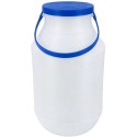 Lecheras de Plástico con Asa y Tapa 2000 ml (50 Uds)