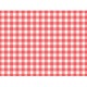 Mantel Individual de Papel 30x40cm Vichy Rojo (500 Uds)