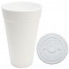 Vasos Térmicos Foam 340ml con Tapa Plana (100 Uds)