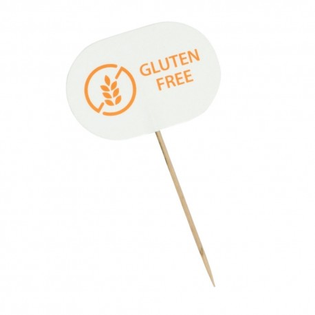 Pinchos Marcador "Gluten Free" 10cm (100 Uds)
