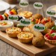 Pinchos Marcador "100% Vegan" 10cm (100 Uds)