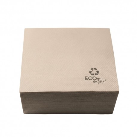 Servilletas Papel Cocktail Ecológicas Punta-Punta 20x20cm (90 Uds)