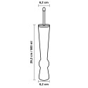 Vasos Yarda de Plástico 500 ml con Pajita
