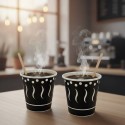 Vasos de Cartón "Coffee" 4Oz/120ml Ø6,2cm  (50 Uds)