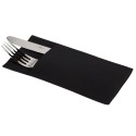Servilletas Canguro Papel Punta-Punta 40x40cm Negras (30 Uds)