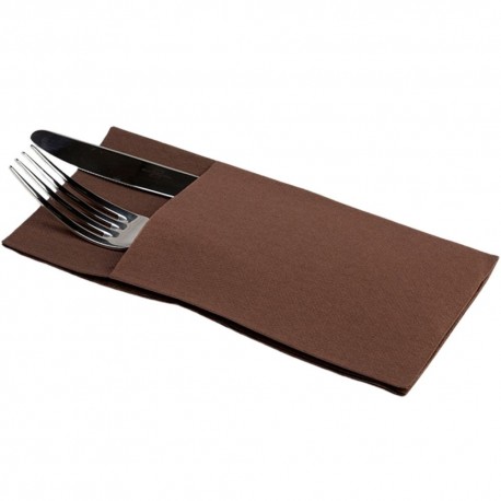 Servilletas Canguro Papel Punta-Punta 40x40cm Chocolate (960 Uds)