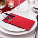 Servilletas Canguro Papel Punta-Punta 40x40cm Rojas (30 Uds)