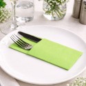 Servilletas Canguro Papel Punta-Punta 40x40cm Verde Pistacho (30 Uds)