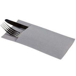 Servilletas Canguro Papel Punta-Punta 40x40cm Grises (30 Uds)