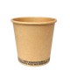 Vasos Biodegradables de Cartón Kraft 120ml Ø6,2cm (50 Uds)
