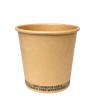 Vasos Biodegradables de Cartón Kraft 120ml Ø6,2cm (50 Uds)