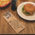Servilletas Canguro Papel Punta-Punta 40x40cm Ketchup (960 Uds)