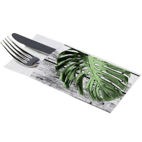 Servilletas Canguro Papel Punta-Punta 40x40cm Tropical (30 Uds)