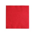 Servilletas de Papel Cocktail 20 x 20 cm Rojas 2 Capas (Caja 6.000 Uds)