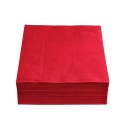 Servilletas de Papel Cocktail 20 x 20 cm Rojas 2 Capas (Caja 6.000 Uds)