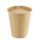 Vasos de Cartón Kraft 6Oz/180ml Ø7,2cm (1.000 Uds)