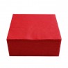 Servilletas de Papel Cocktail Punta Punta 20 x 20cm Rojas (100 Uds)