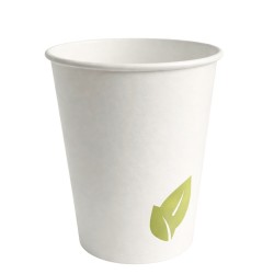 Vasos de Cartón Diseño Hojas 200ml Ø7,2cm (1.000 Uds)