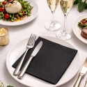 Servilletas de Papel 33x33cm Negras 2 Capas  (50 Uds)