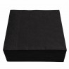 Servilletas de Papel 33x33cm Negras 2 Capas  (50 Uds)