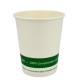 Vasos Biodegradables de Cartón Blanco "Friendly" 7Oz/200ml Ø7cm (50 Uds)