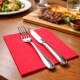 Servilletas de Papel Punta Punta 40x40cm Rojas (50 Uds)