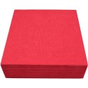 Servilletas de Papel Punta Punta 40x40cm Rojas (50 Uds)