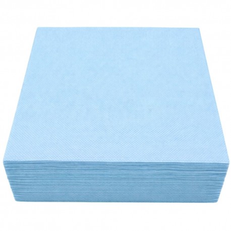 Servilletas de Papel Punta Punta 40x40cm Azul Baby (1.000 Uds)