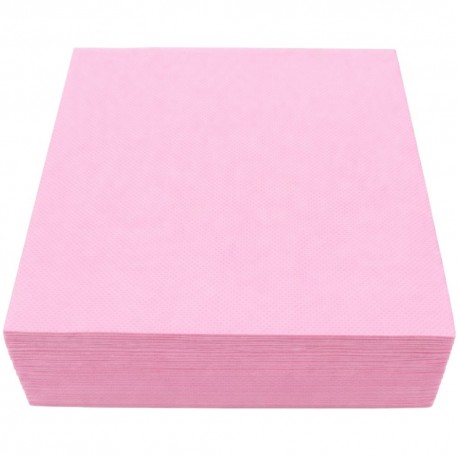 Servilletas de Papel Punta Punta 40x40cm Rosa Baby (50 Uds)