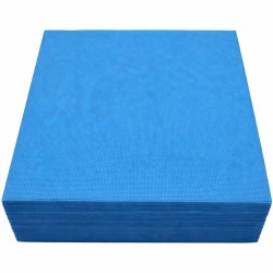 Servilletas de Papel Punta Punta 40x40cm Azul Nube (50 Uds)