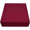 Servilletas de Papel Punta Punta 40x40cm Burdeos (1.000 Uds)