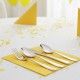 Servilletas de Papel Punta Punta 40x40cm Amarillas (50 Uds)