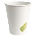 Vasos de Cartón Diseño Hojas 240ml Ø8cm (50 Uds)