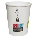 Vasos de Cartón Diseño Hojas 240ml Ø8cm (50 Uds)